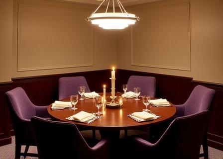Exclusive private dining area